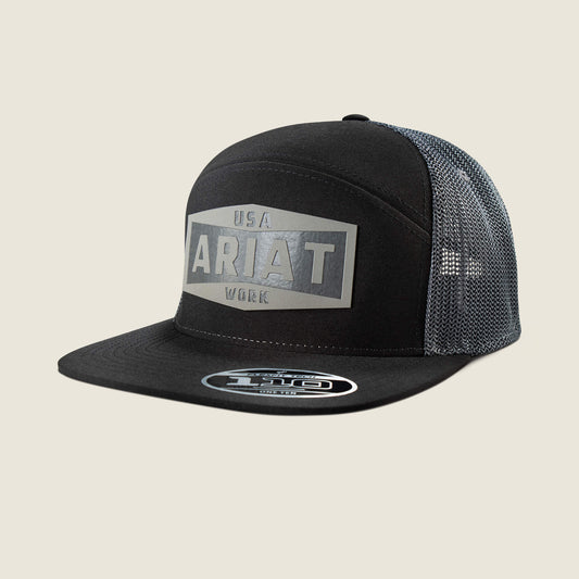 Ariat Ariat Work Leather Badge Snapback Cap