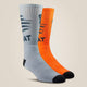 GREY/ORANGE