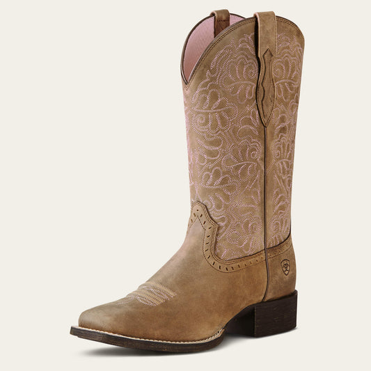 Ariat Round Up Remuda Wide Square Toe Western Boot