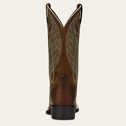 Ariat Round Up Wide Square Toe Western Boot