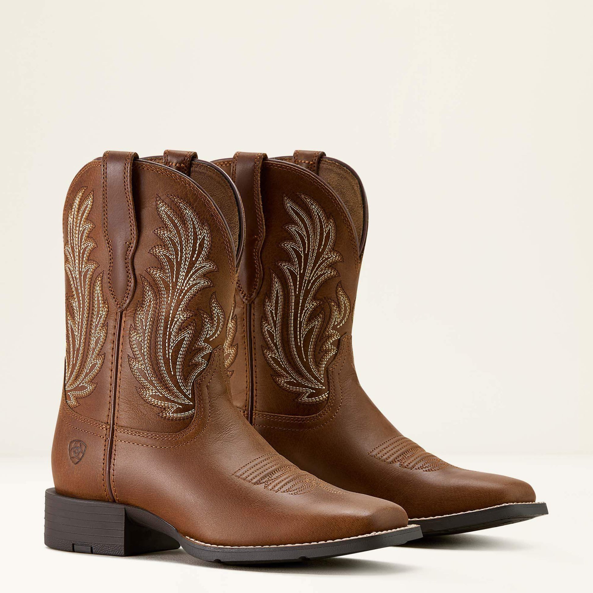 Ariat Round Up Filly Wide Square Toe Western Boot