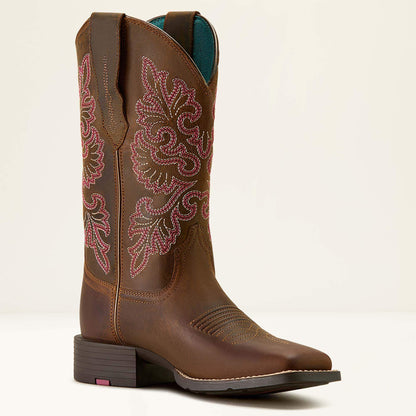 Ariat Round Up StretchFit Wide Square Toe Western Boot