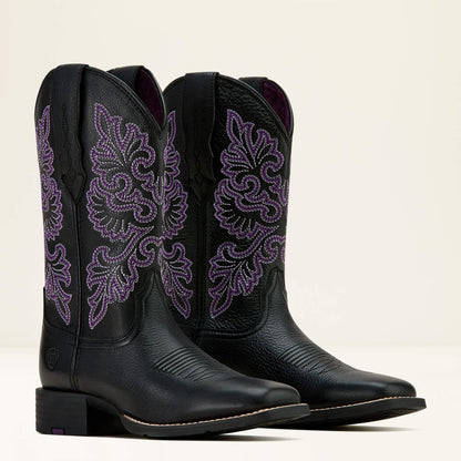 Ariat Round Up StretchFit Wide Square Toe Western Boot