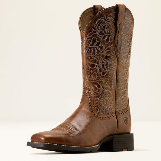 Ariat Round Up Remuda Wide Square Toe Western Boot