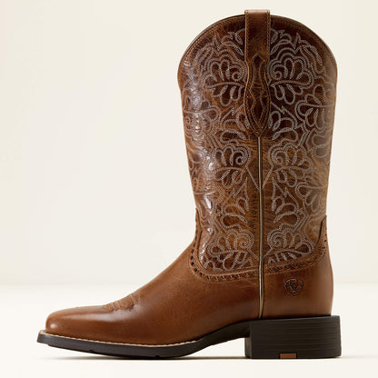 Ariat Round Up Remuda Wide Square Toe Western Boot
