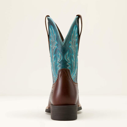 Ariat Round Up Filly Wide Square Toe Western Boot