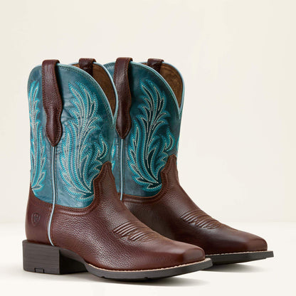 Ariat Round Up Filly Wide Square Toe Western Boot