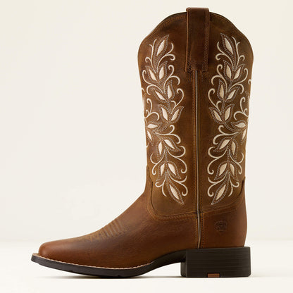 Ariat Round Up Holly Wide Square Toe Western Boot