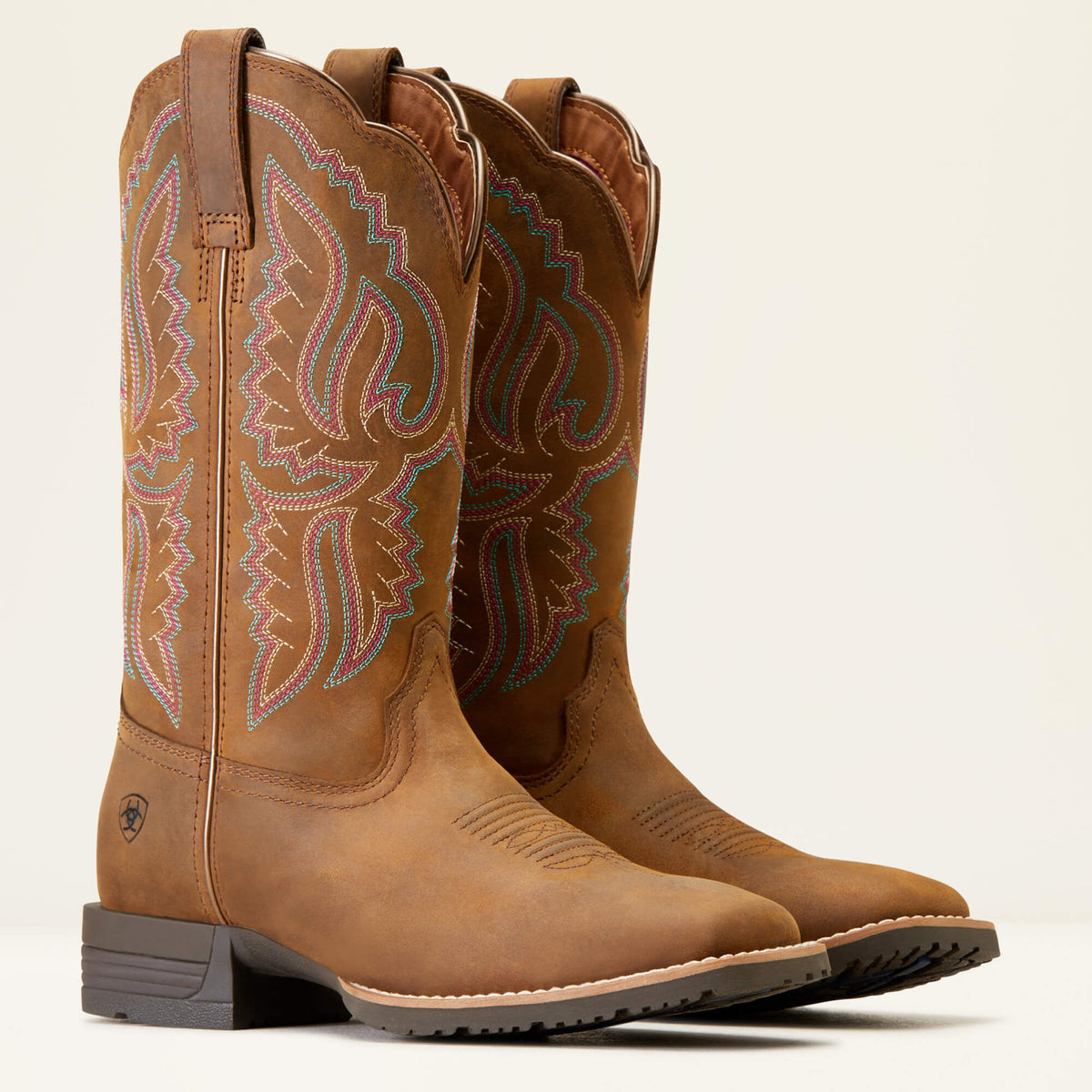 Ariat Hybrid Ranchwork Wide Square Toe Western Boot