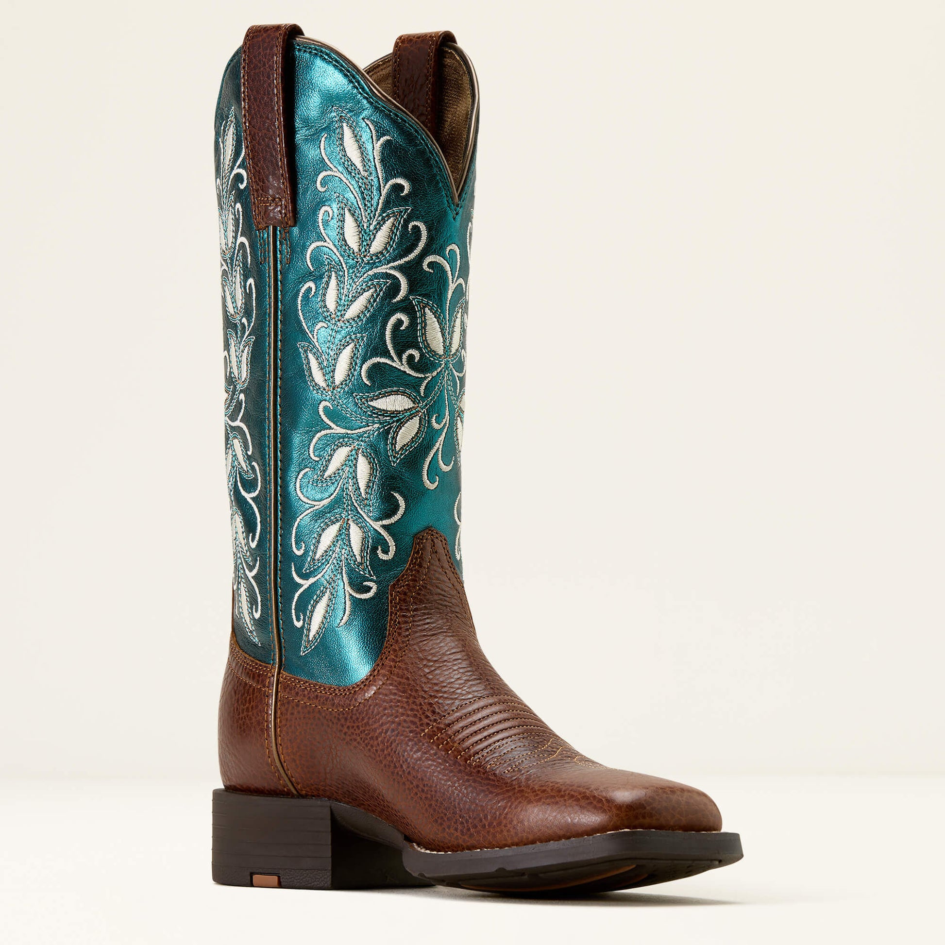 Ariat Round Up Holly Wide Square Toe Western Boot