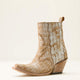 DISTRESSED CREMA CROC PRINT