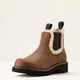 DISTRESSED BROWN/CREAM