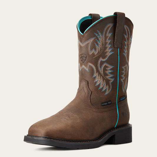 Ariat Krista Waterproof Steel Toe Work Boot