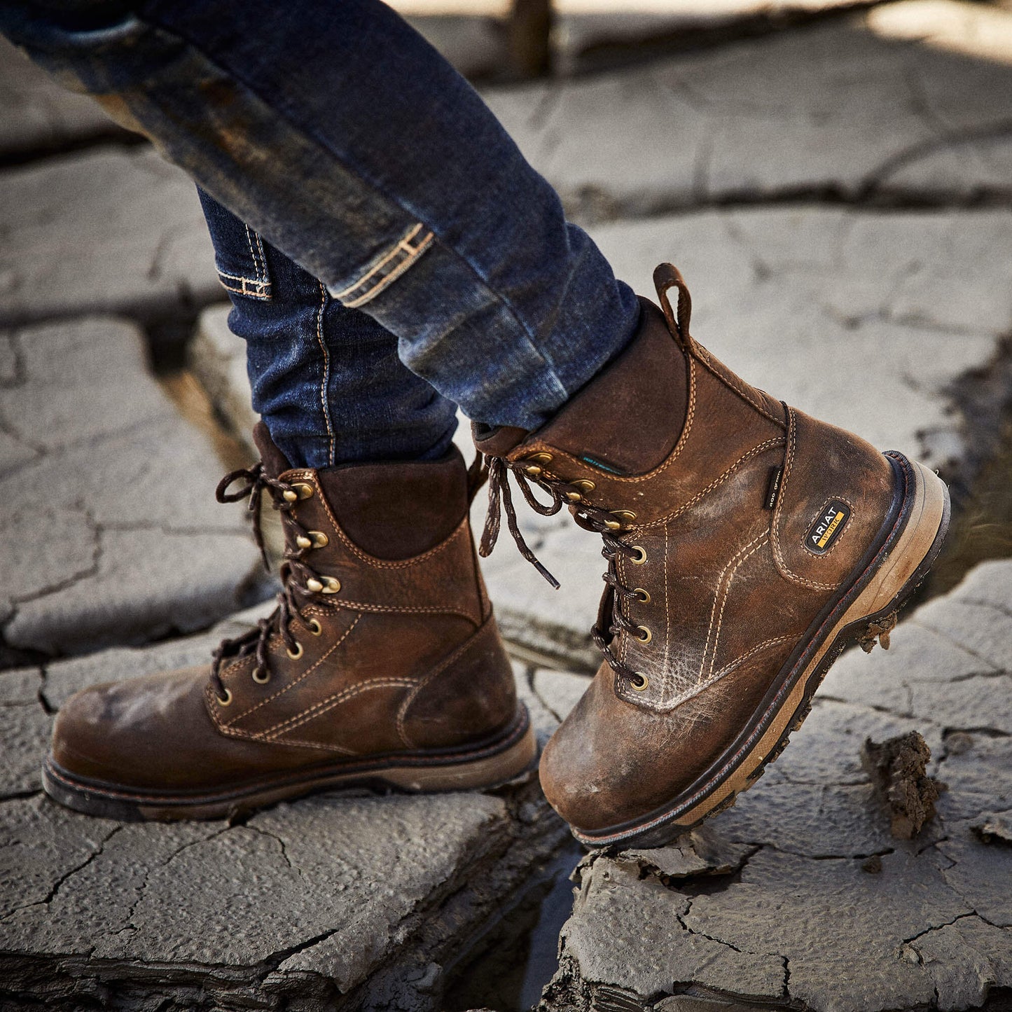 Ariat Riveter 8" CSA Glacier Grip Waterproof 400g Composite Toe Work Boot