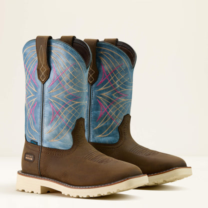 Ariat Activator Waterproof Wide Square Toe Work Boot