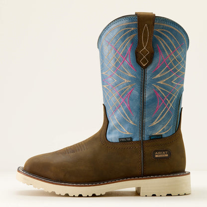 Ariat Activator Waterproof Wide Square Toe Steel Toe Work Boot