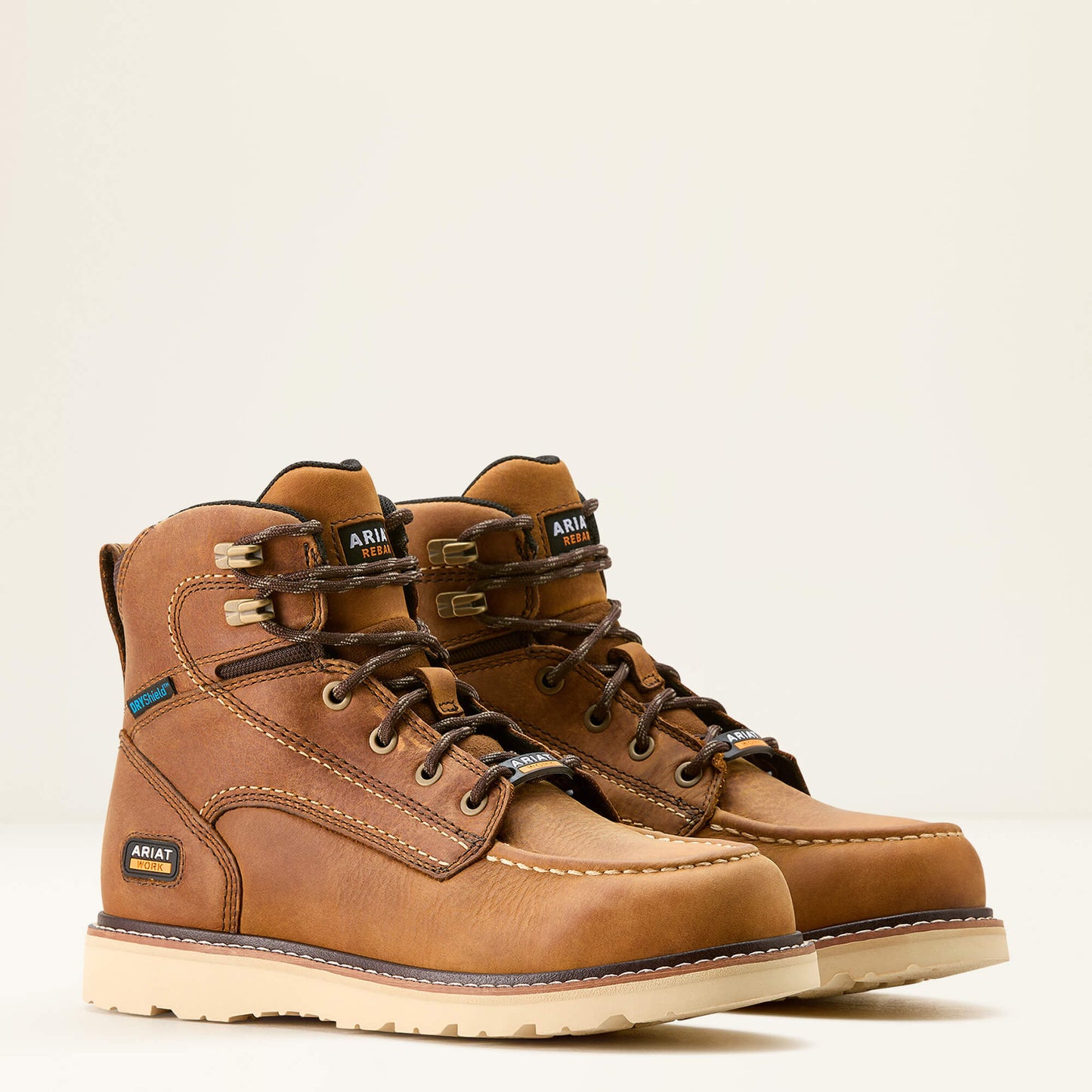 Ariat Rebar Wedge Moc Toe Waterproof Work Boot