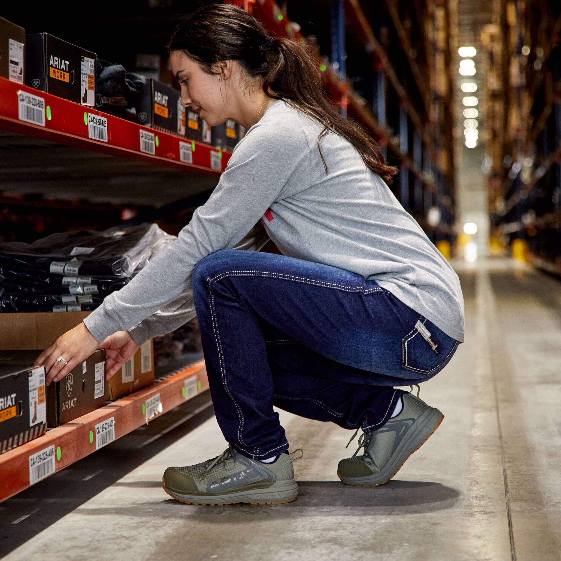 Ariat Outpace Composite Toe Work Shoe