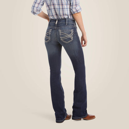 Ariat R.E.A.L. Mid Rise Stretch Entwined Boot Cut Jean