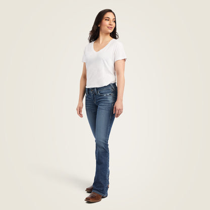 Ariat R.E.A.L. Mid Rise Raquel Boot Cut Jean