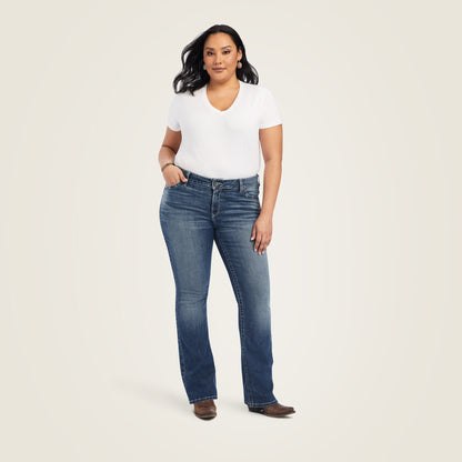 Ariat R.E.A.L. Mid Rise Raquel Boot Cut Jean
