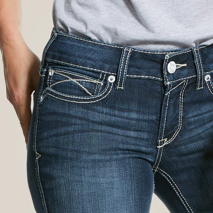 Ariat R.E.A.L. Mid Rise Arrow Fit Stretch Shayla Boot Cut Jean