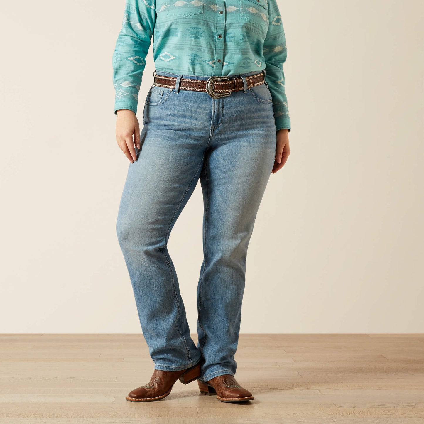 Ariat Mid Rise Alessia Straight Leg Jean