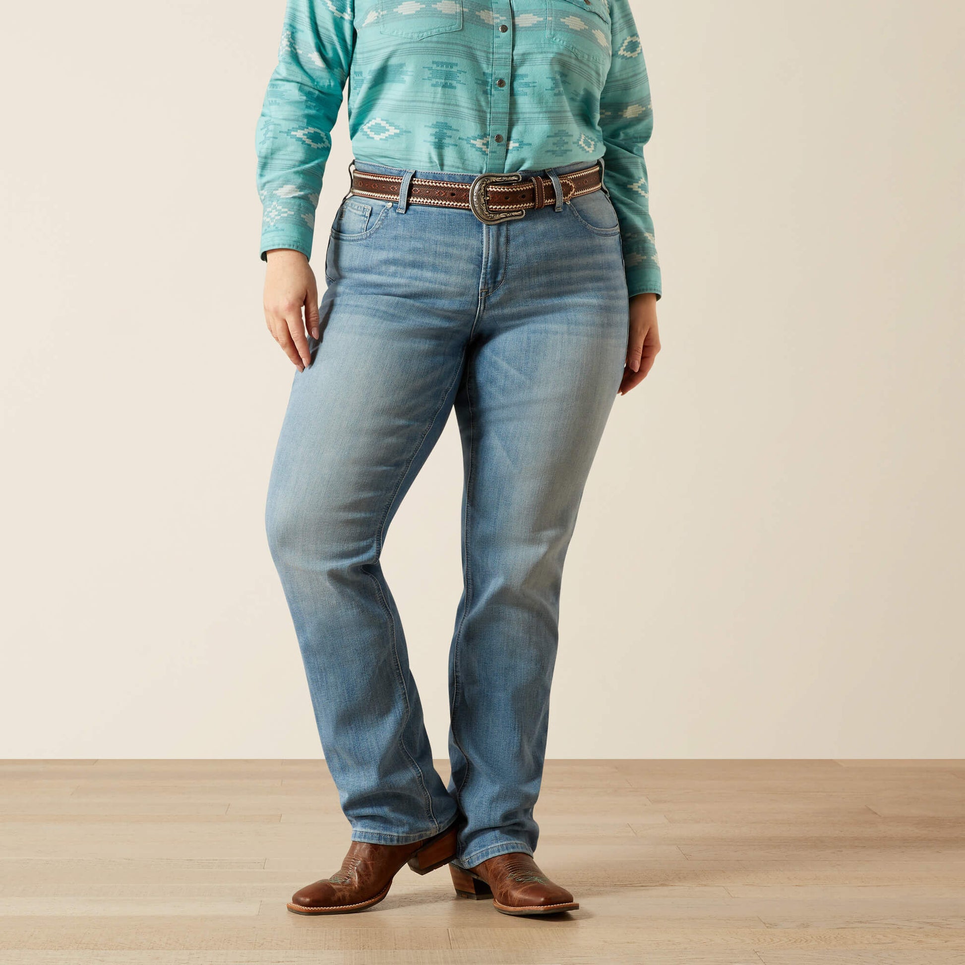 Ariat Mid Rise Alessia Straight Leg Jean