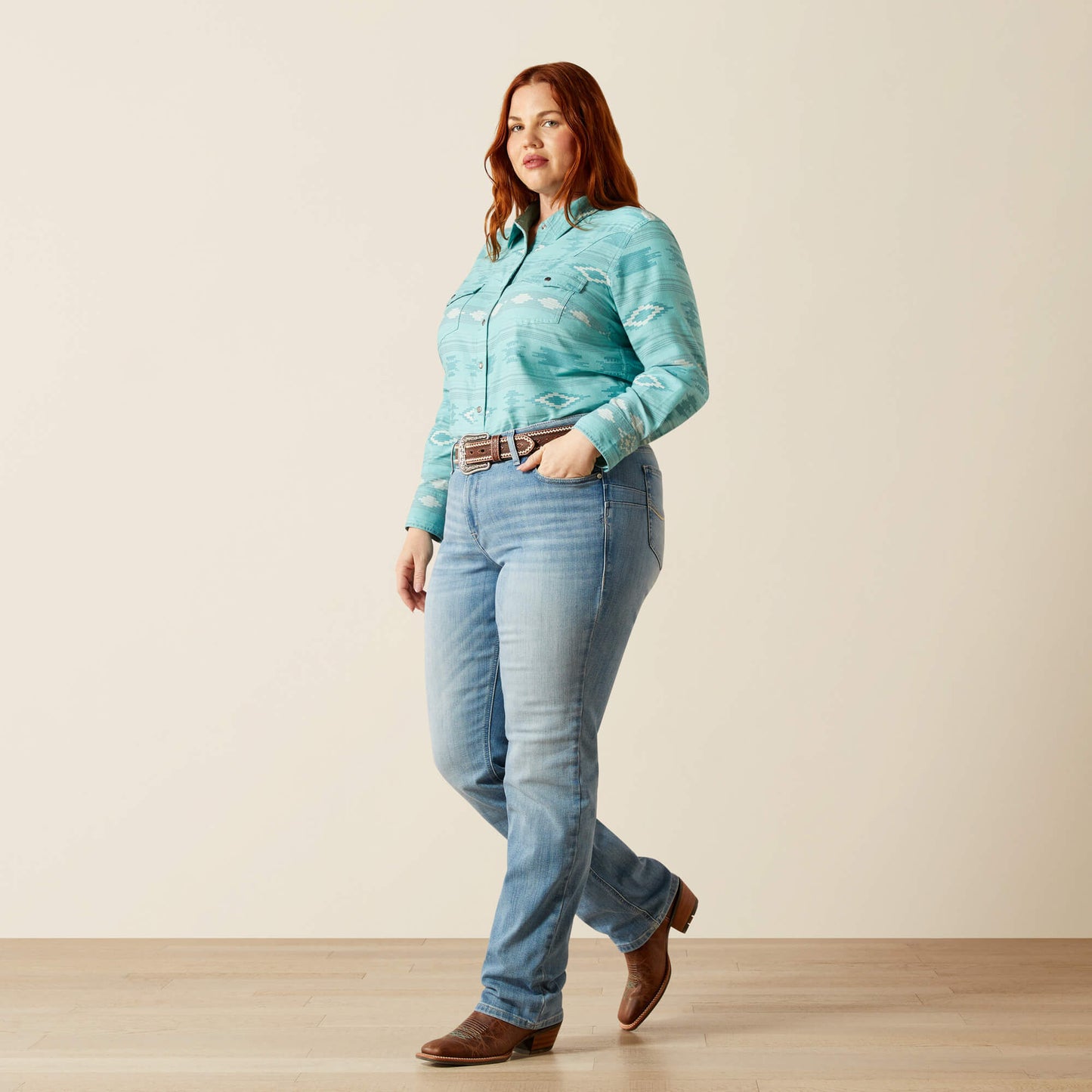 Ariat Mid Rise Alessia Straight Leg Jean