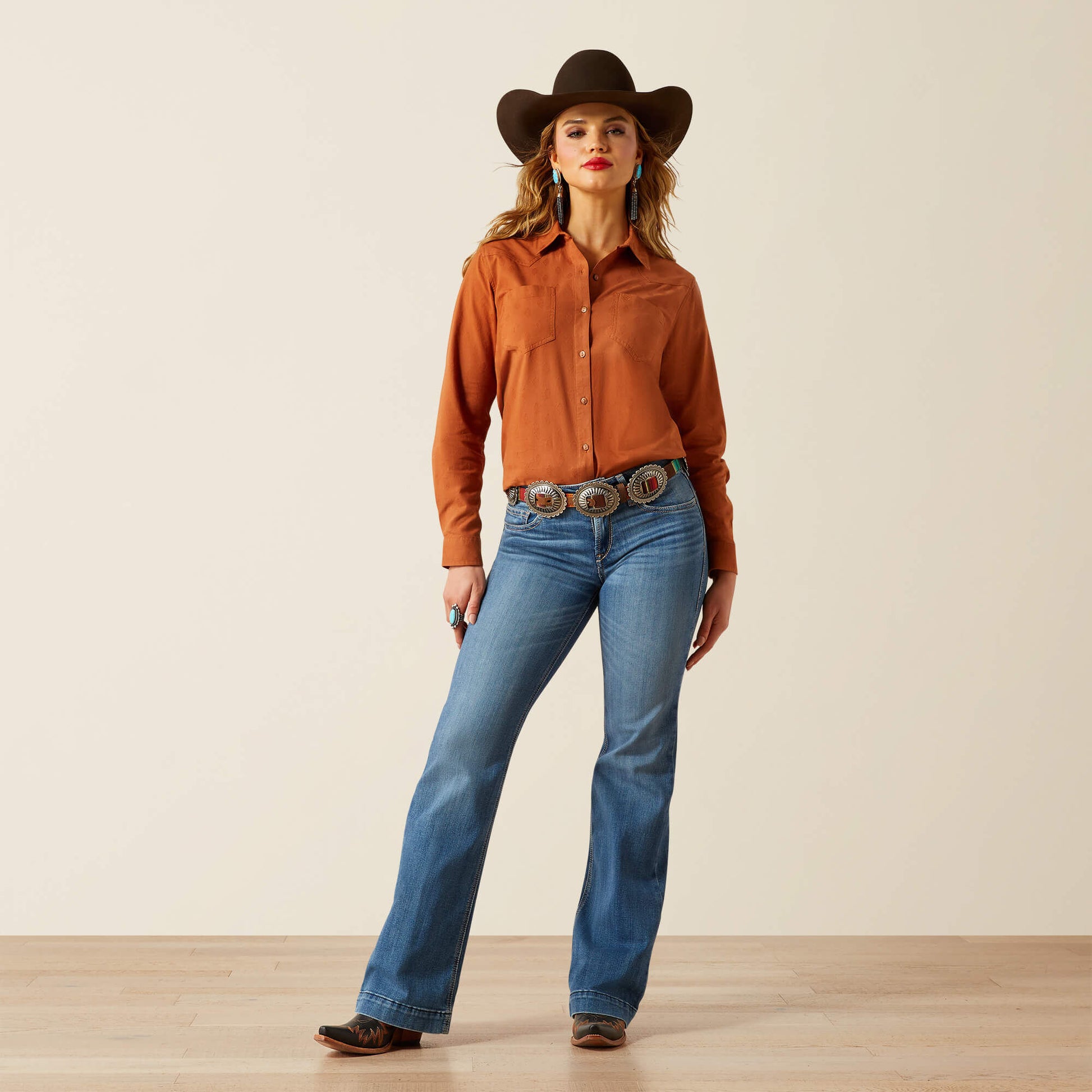 Ariat Perfect Rise Isabelle Wide Trouser Jeans