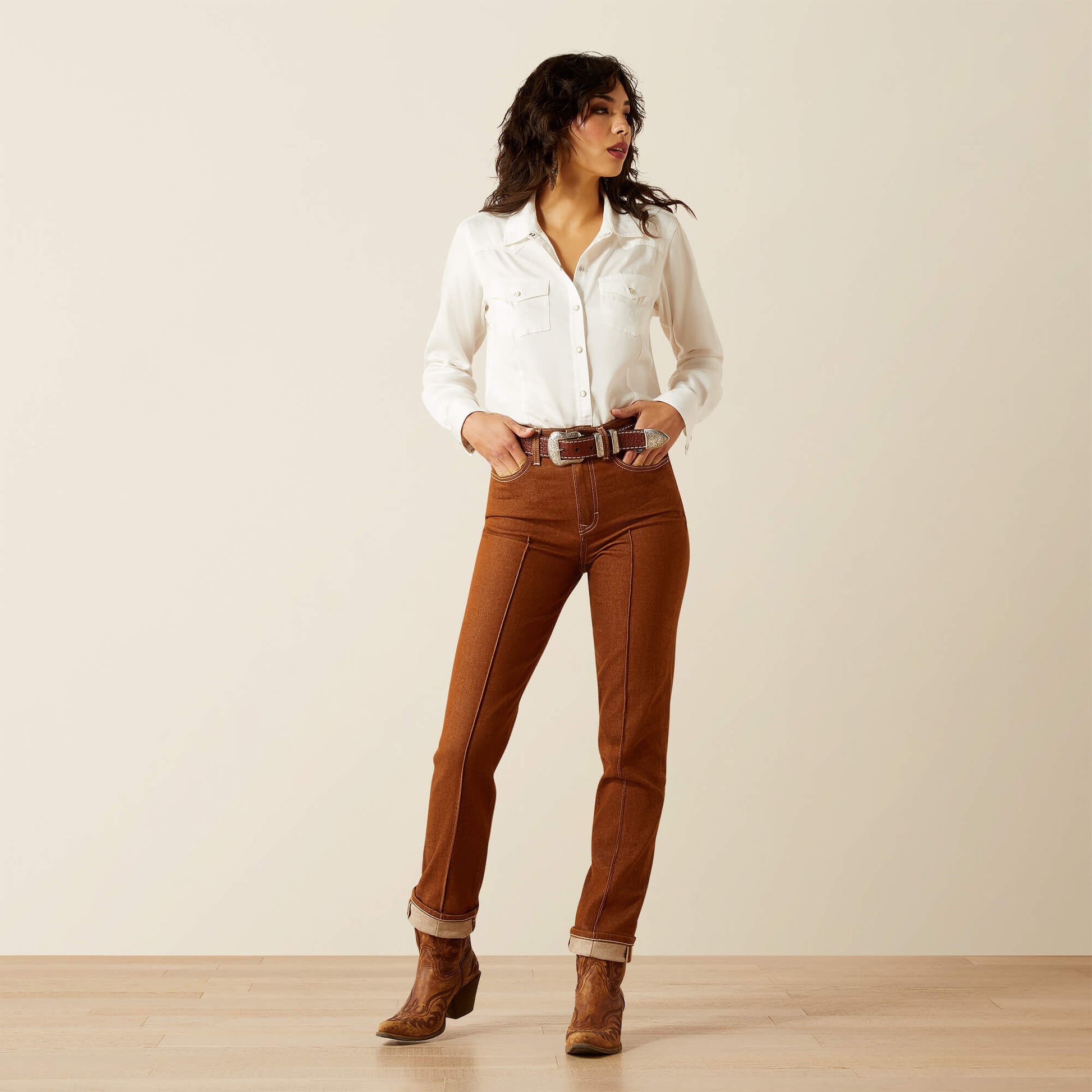Ariat Ultra High Rise Relaxed Straight Leg Jean