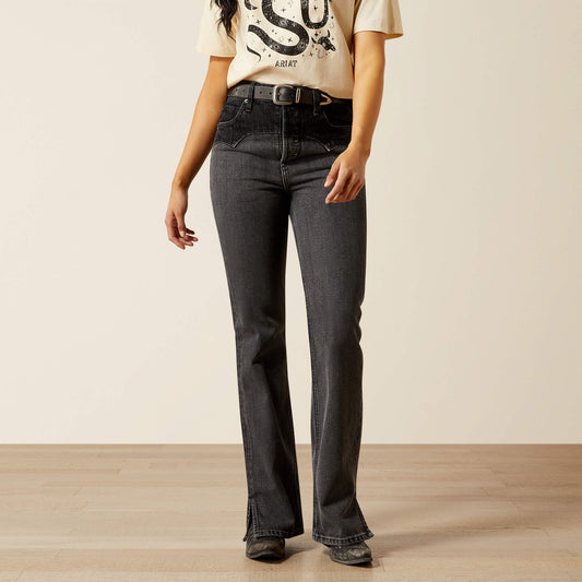 Ariat Ultra High Rise Cheyenne Yoke Tomboy Boot Cut Jean