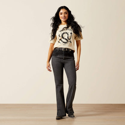 Ariat Ultra High Rise Cheyenne Yoke Tomboy Boot Cut Jean