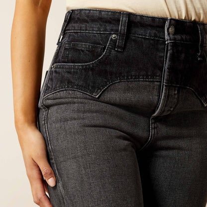 Ariat Ultra High Rise Cheyenne Yoke Tomboy Boot Cut Jean