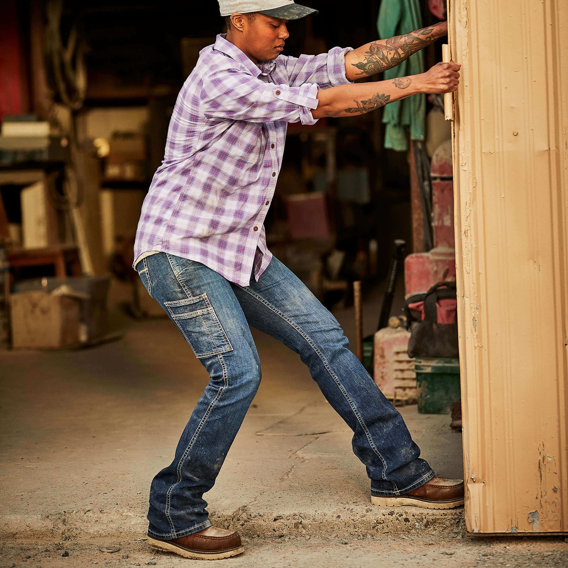 Ariat Rebar Work Flex Perfect Rise Riveter Boot Cut Jean