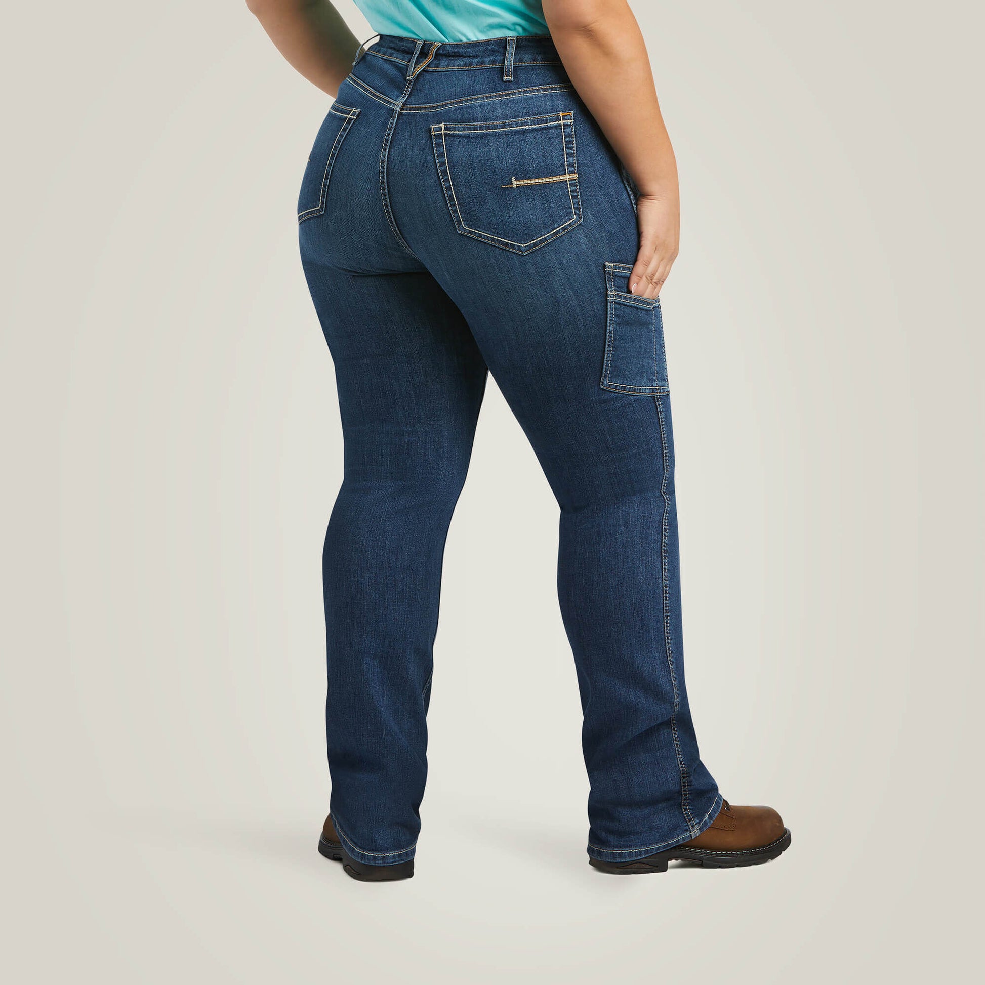 Ariat Rebar Work Flex Perfect Rise Riveter Boot Cut Jean