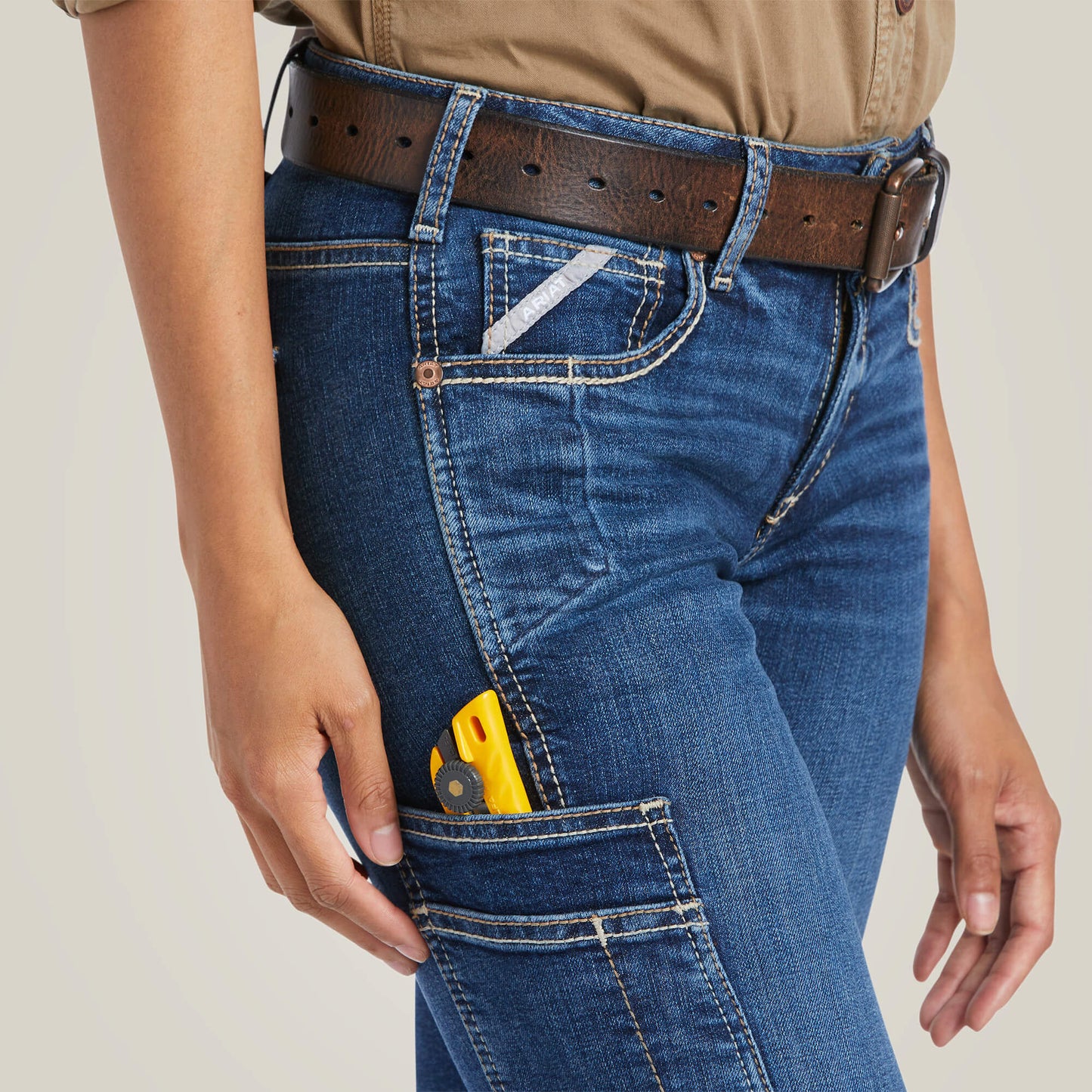 Ariat Rebar Work Flex Perfect Rise Riveter Boot Cut Jean