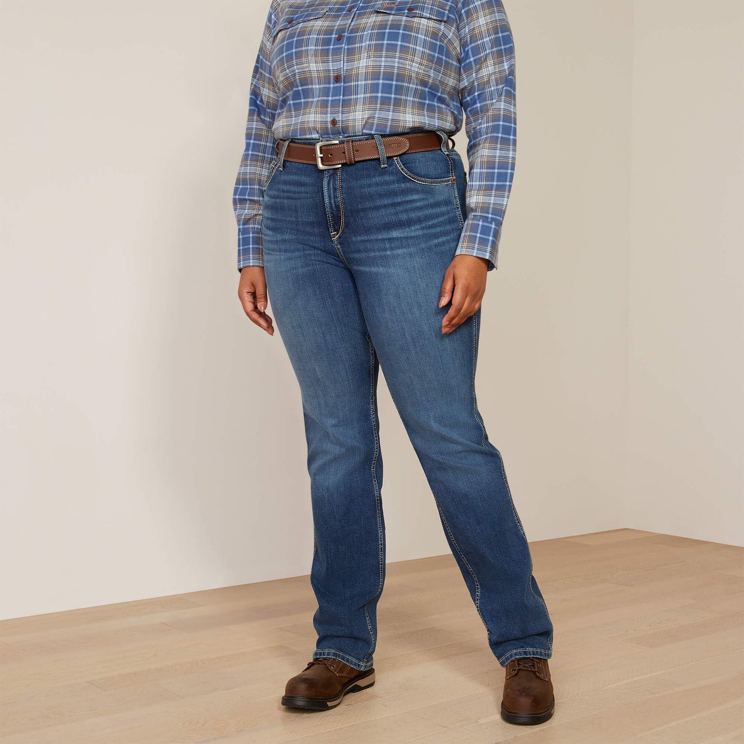 Ariat Rebar High Rise Riveter Straight Jean