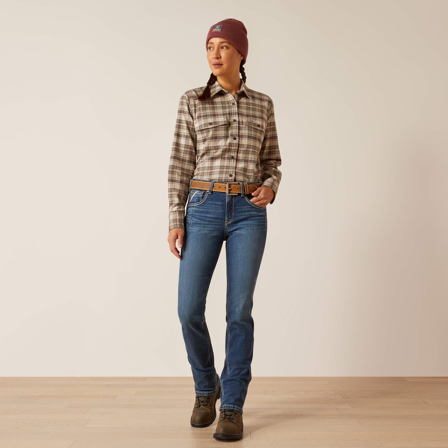 Ariat Rebar High Rise Riveter Straight Jean