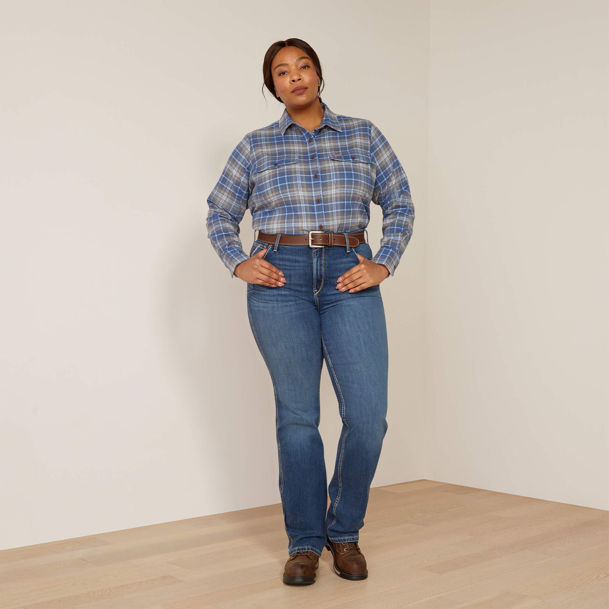 Ariat Rebar High Rise Riveter Straight Jean