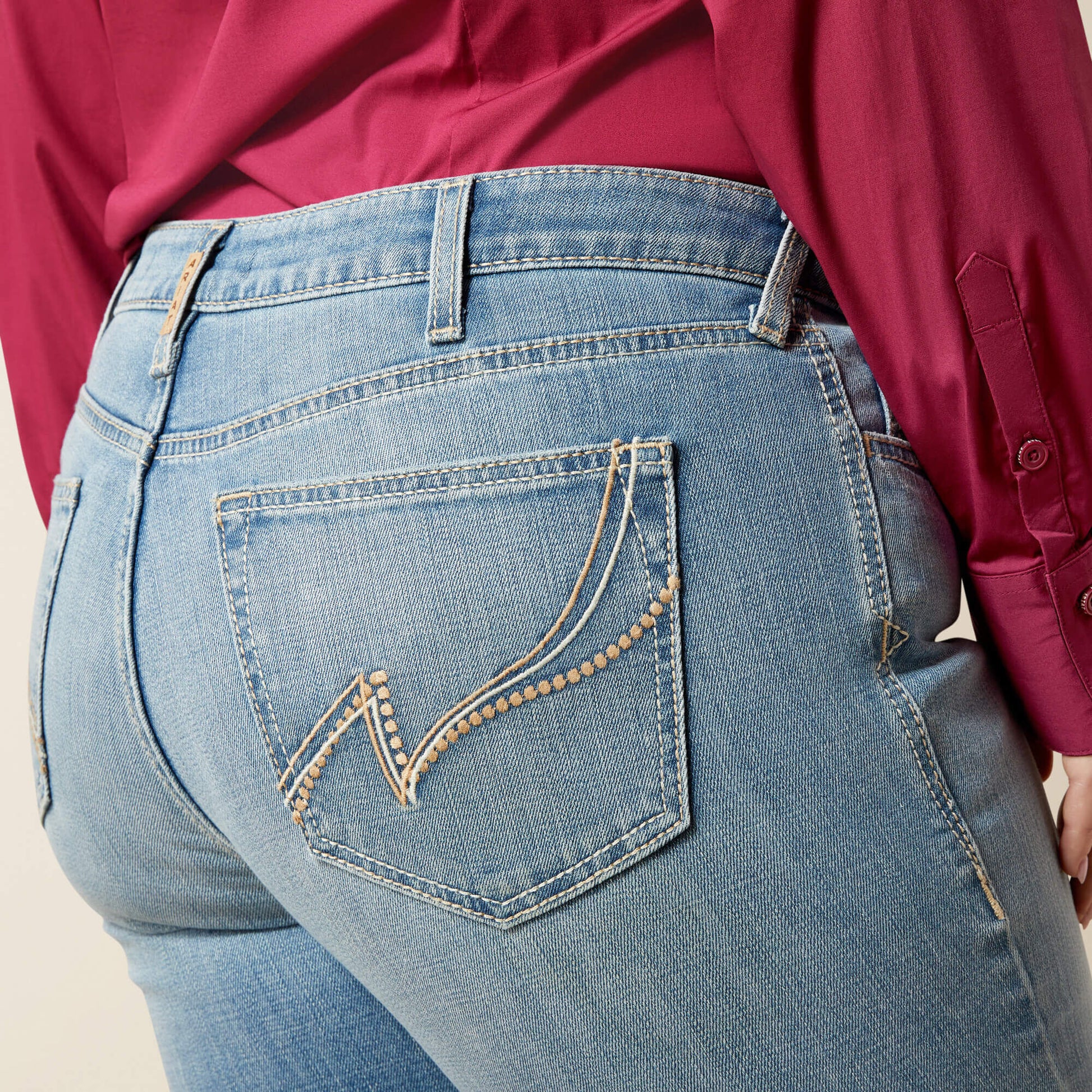 Ariat Mid Rise Giovana Leg Slim Trouser Jeans