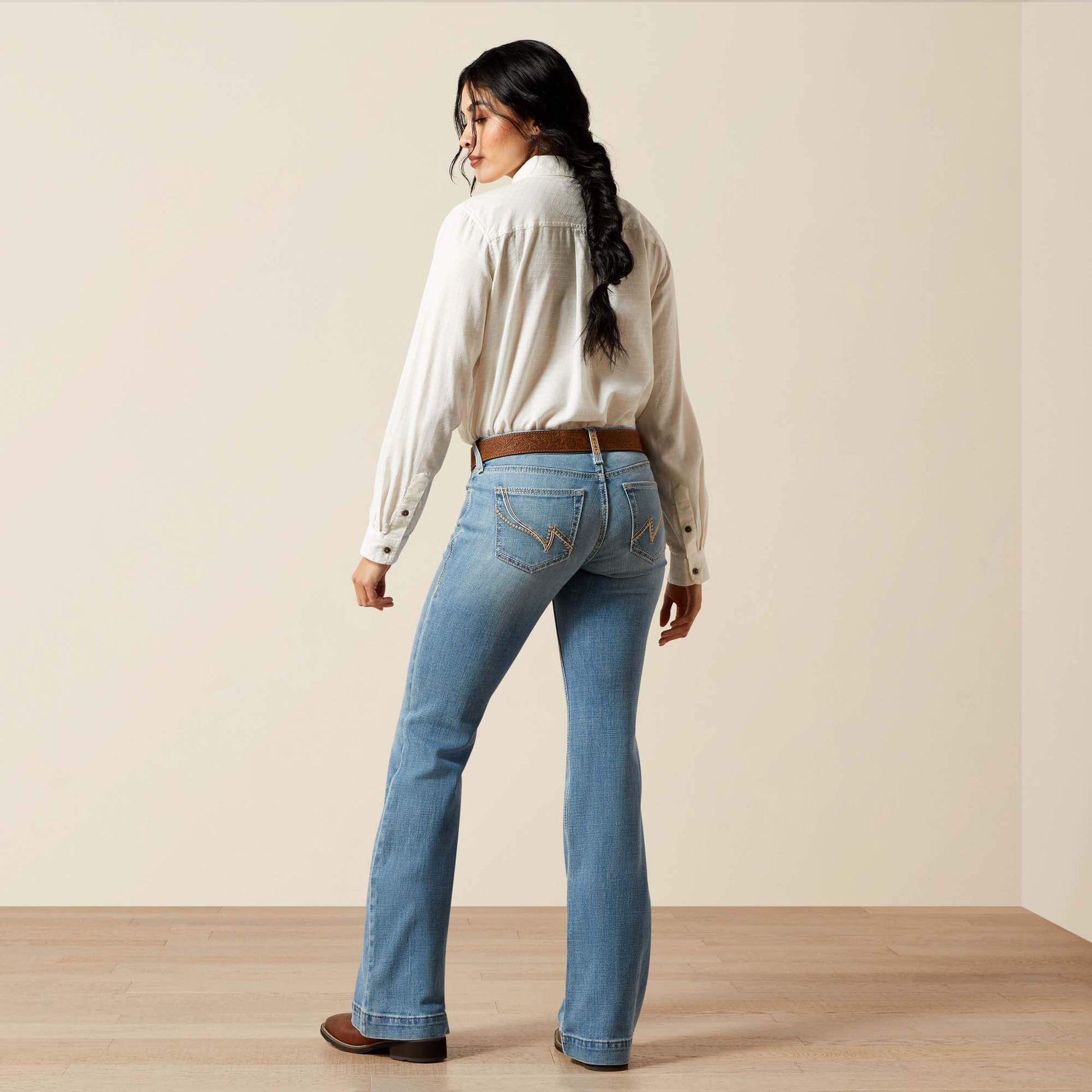 Ariat Mid Rise Giovana Leg Slim Trouser Jeans
