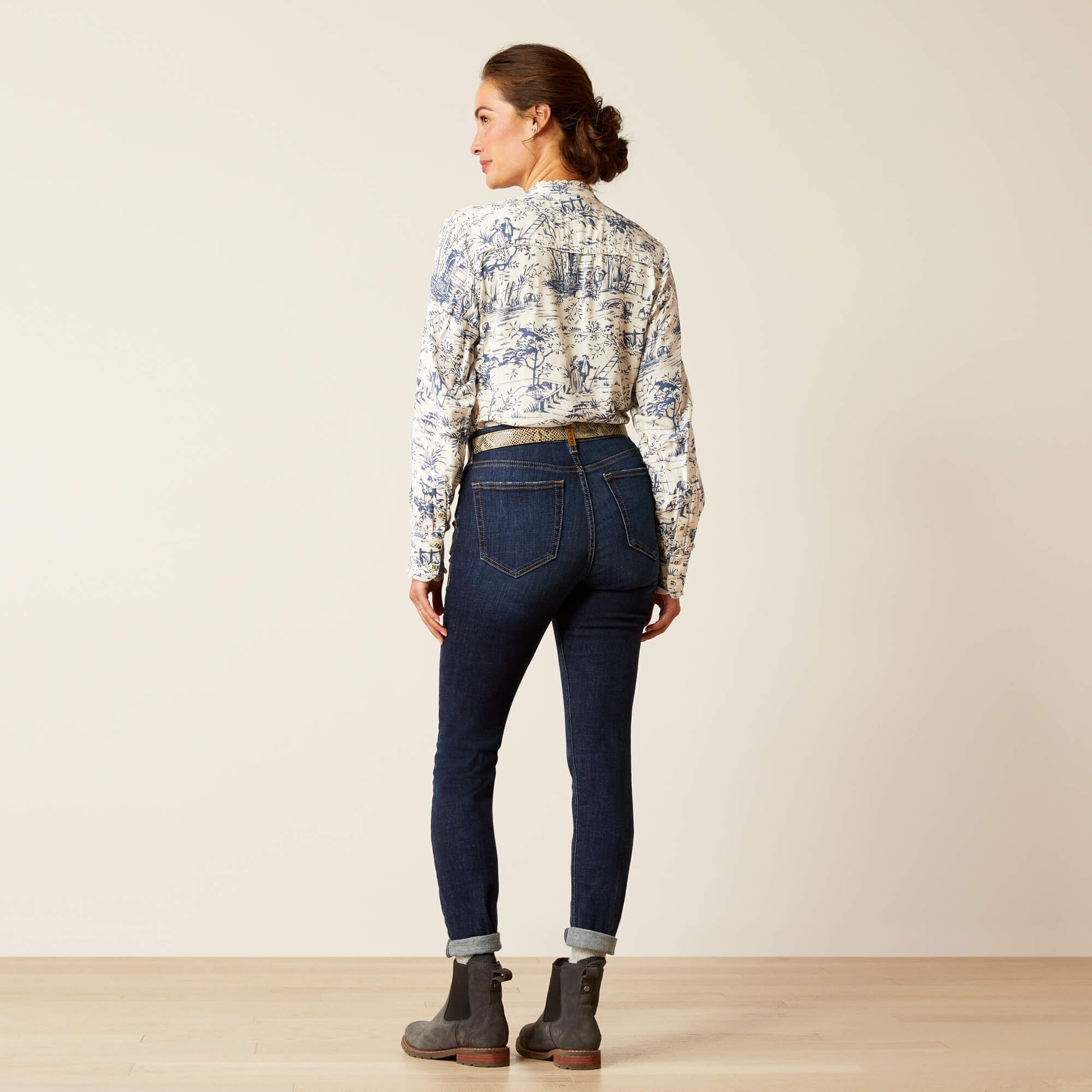Ariat High Rise Bridle Skinny Jeans