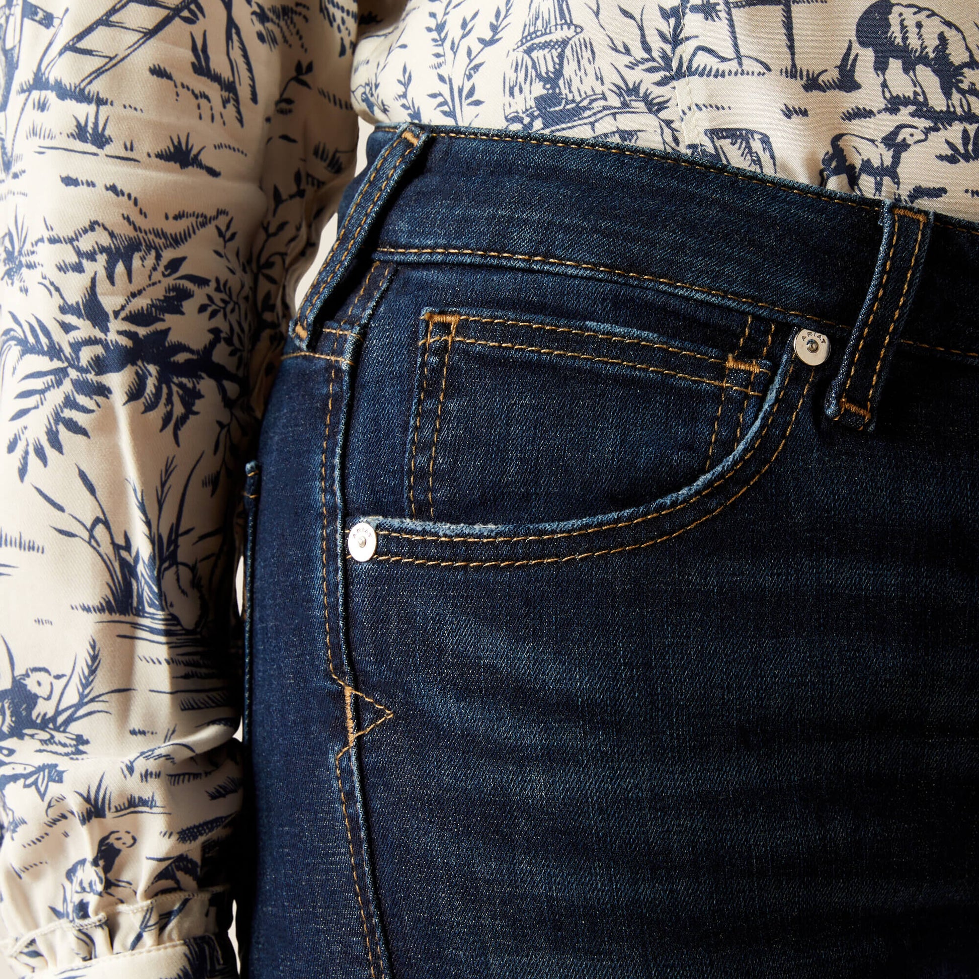 Ariat High Rise Bridle Skinny Jeans