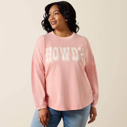 Ariat Canvas Oversized Long Sleeve T-Shirt