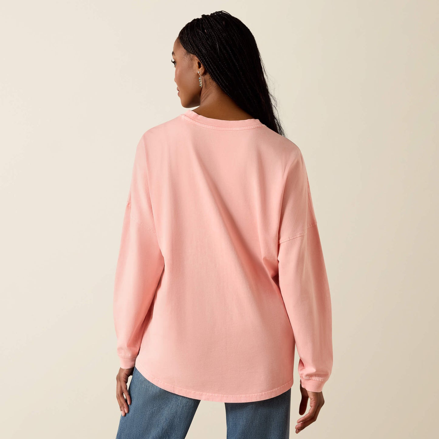 Ariat Canvas Oversized Long Sleeve T-Shirt