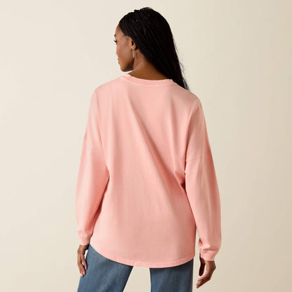 Ariat Canvas Oversized Long Sleeve T-Shirt