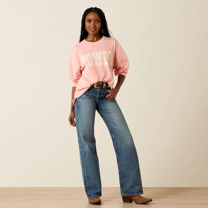 Ariat Canvas Oversized Long Sleeve T-Shirt