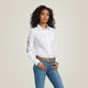 WHITE W/ LEOPARD LOGO