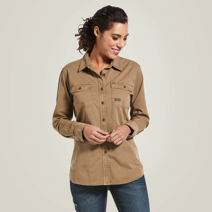 Ariat Rebar Washed Twill Work Shirt